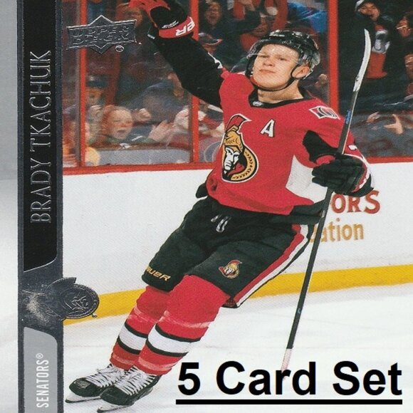 Brady Tkachuk - Ottawa Senators NHL Hockey Card Collection - Picture 1 of 6